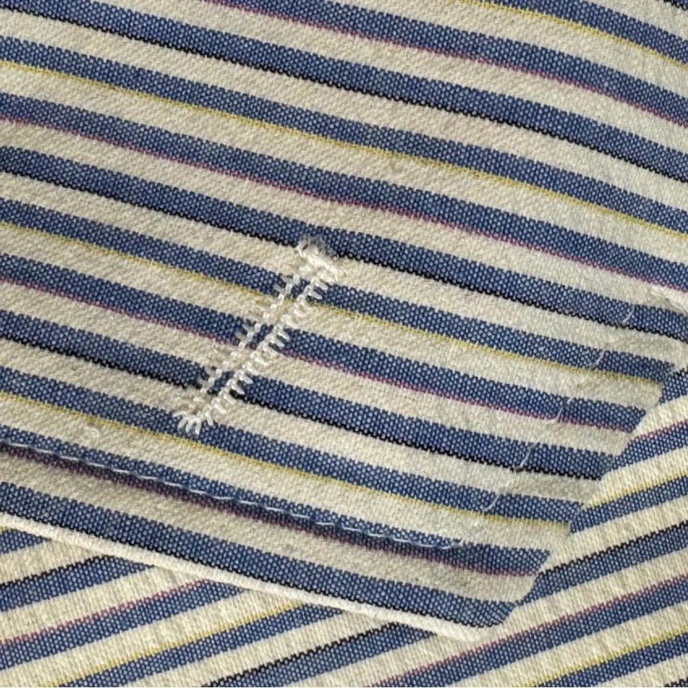 Hardwick Mens Blue White Seersucker Vintage Blazer 36R USA